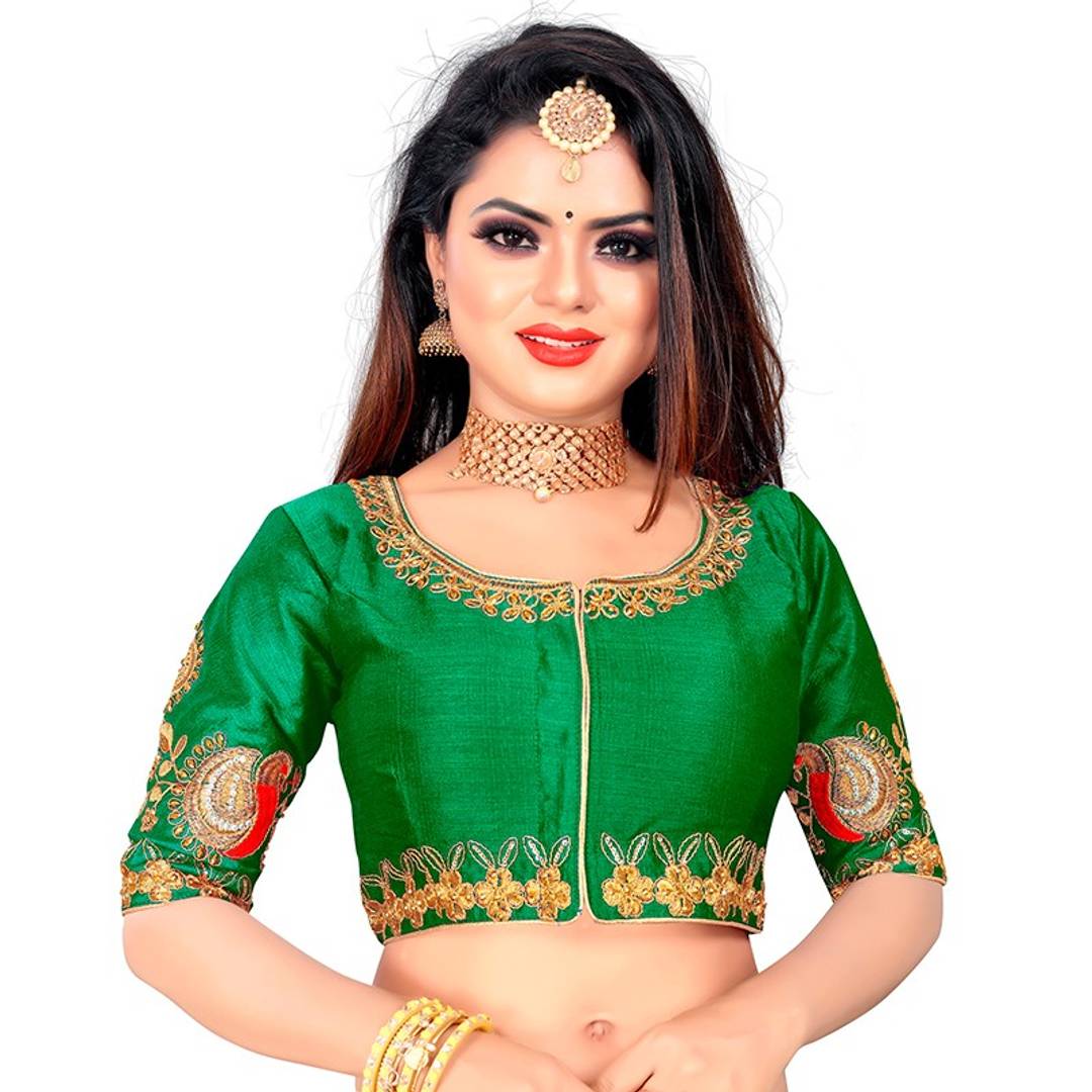 Stylish Art Silk Embroidered Blouse
